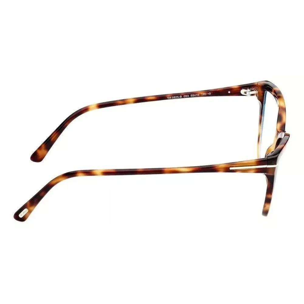 New Authentic Tom Ford FT5825-B-052-55 Cat Eye Eyeglasses